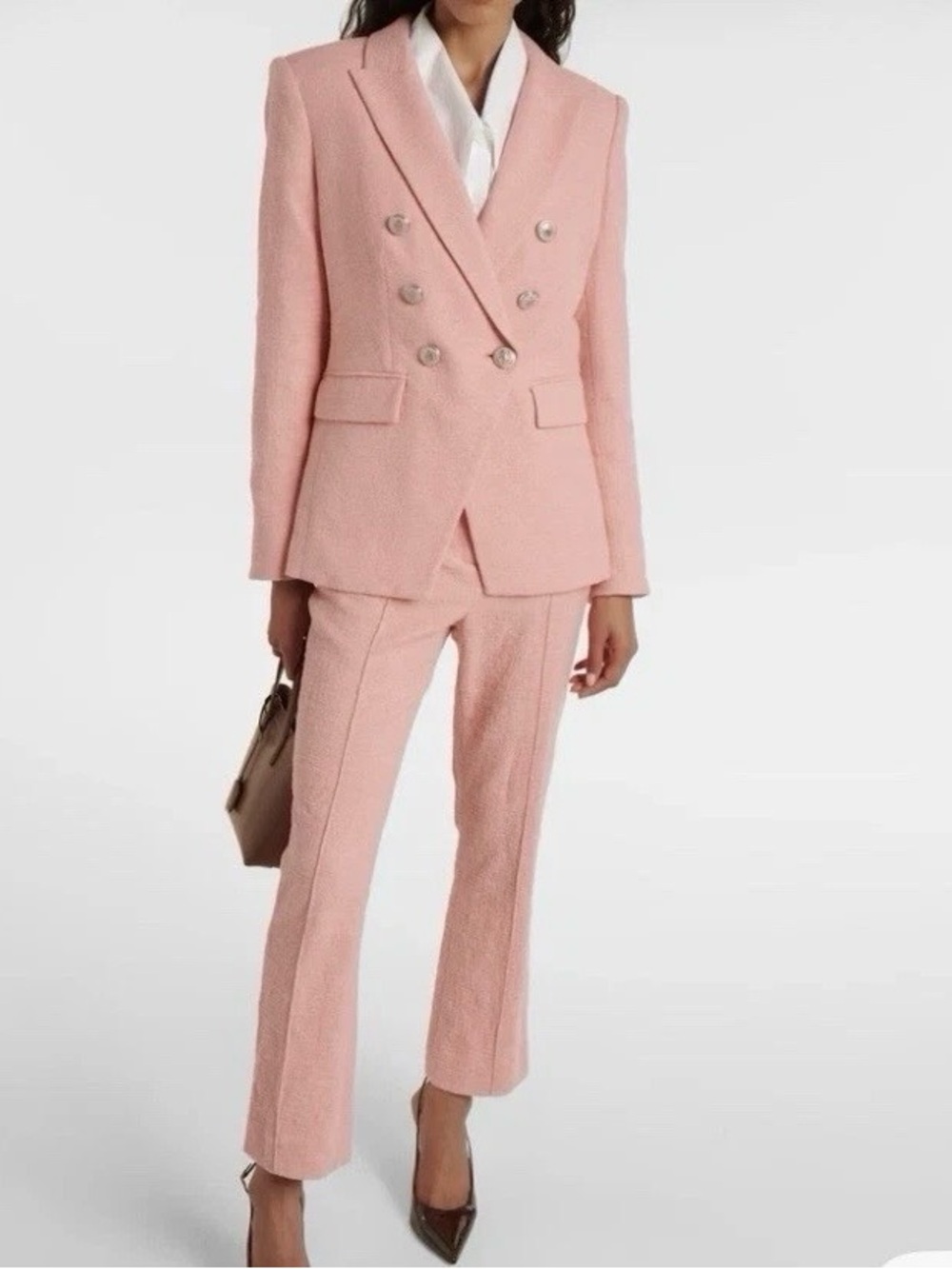 Veronica Beard Miller Dickey Blazer Women’s 2 Pink Corpcore Career Luxury Office - Picture 3 of 15